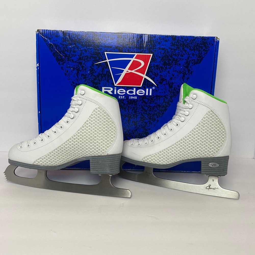 Riedell Ice Skates 113 White & Sparkle Lime
Ladies Shoes